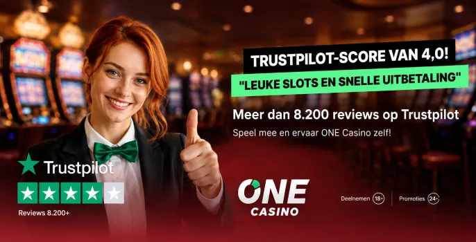 OneCasino trustpilot banner